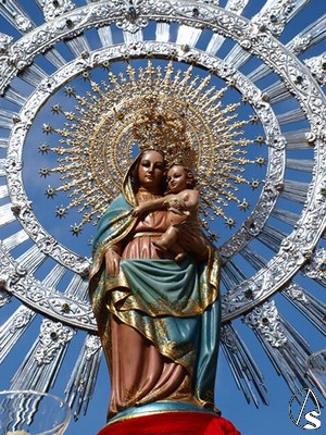 Provincia. La Santísima Virgen del Pilar procesionó por las calles de